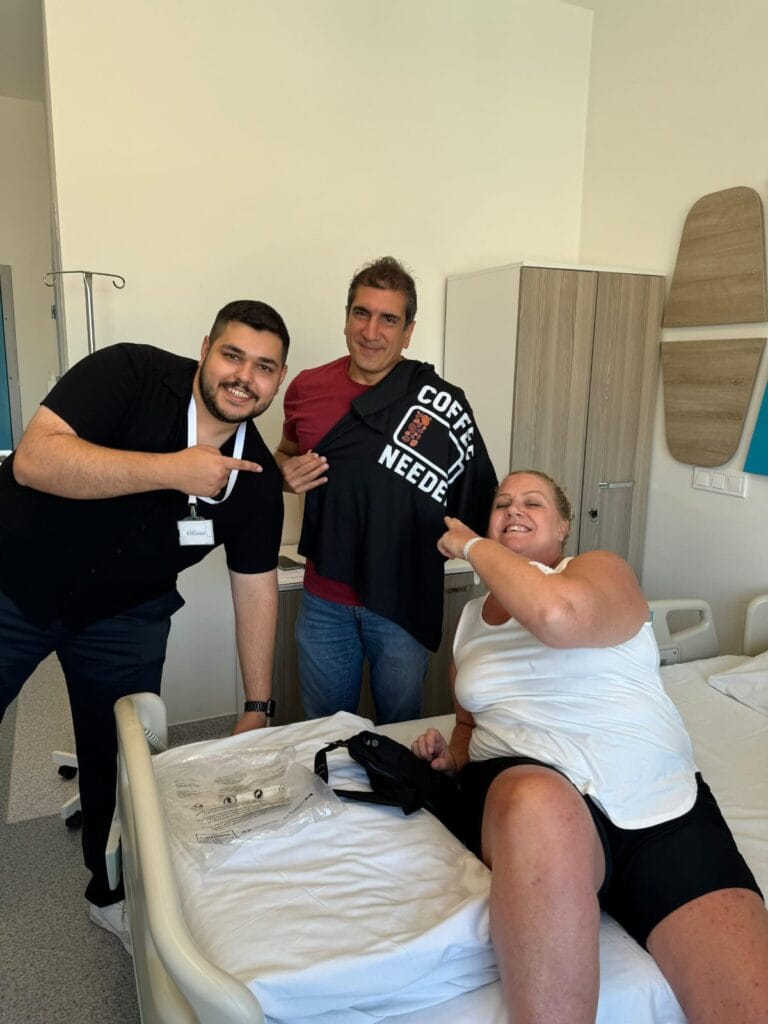 Happy patient